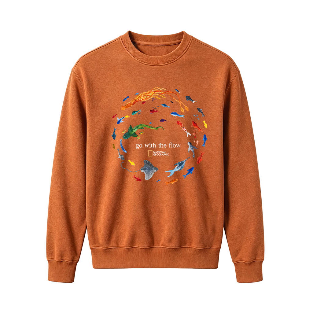 Marine Animals 'Go With The Flow Oversized T-shirt
