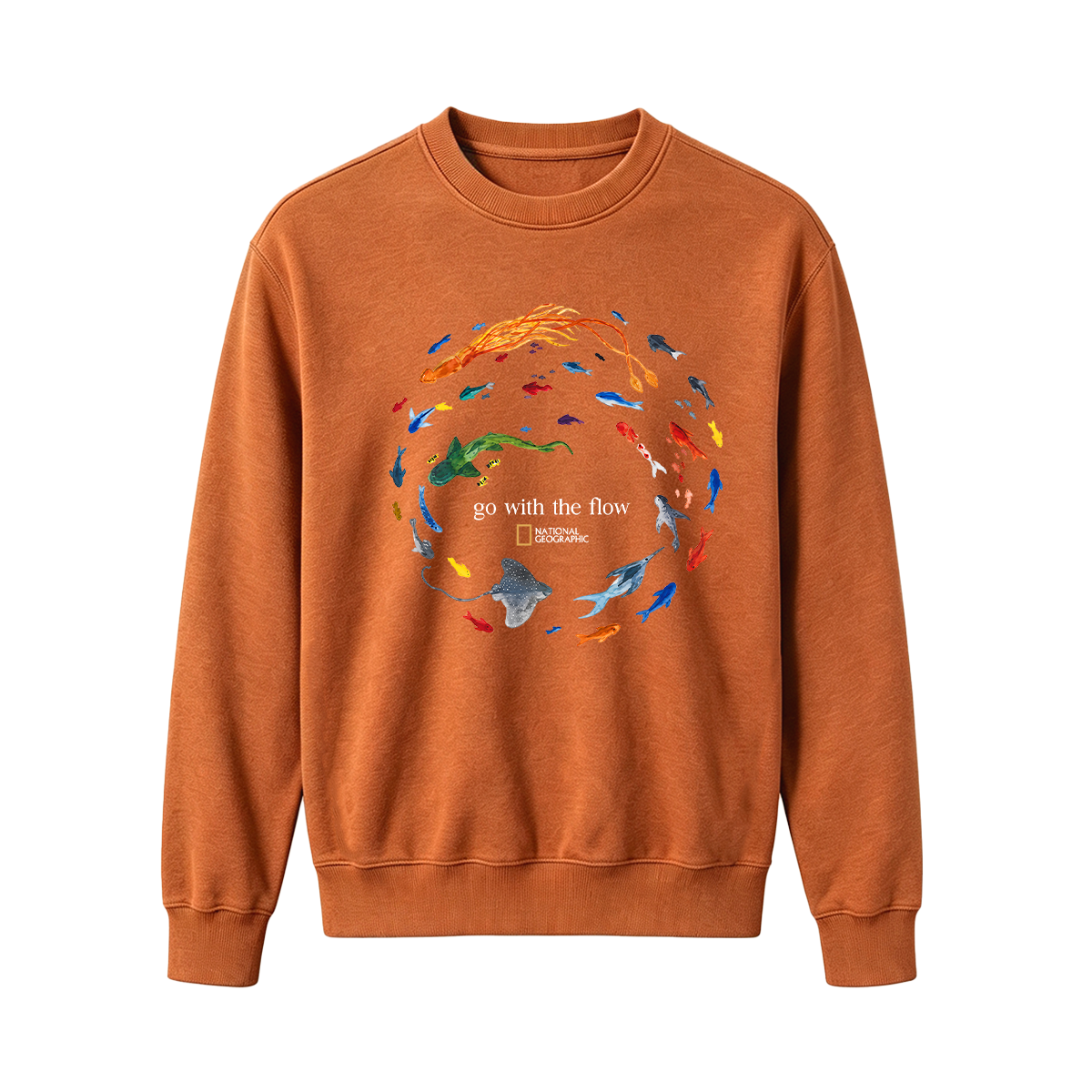 Marine Animals 'Go With The Flow Oversized T-shirt