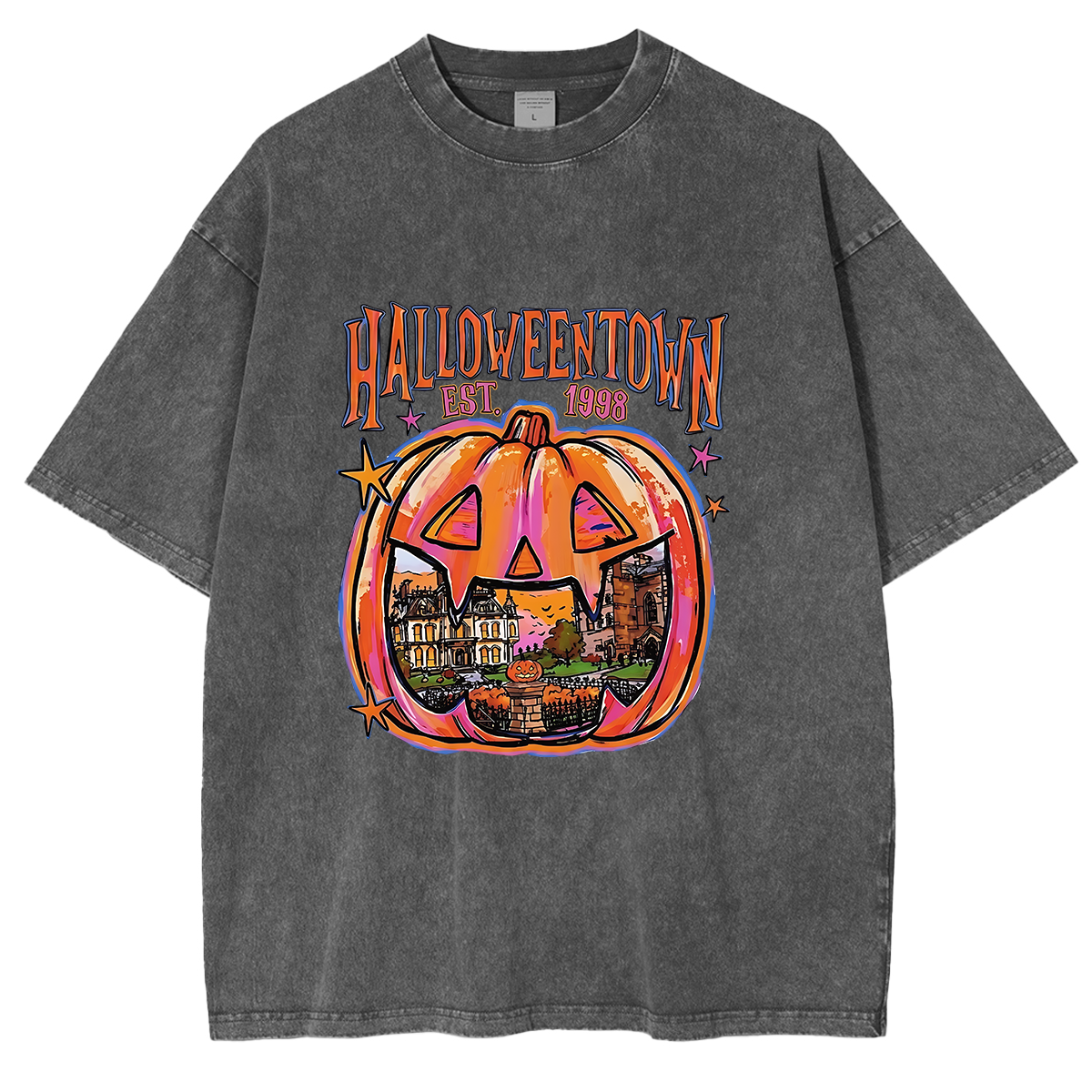 Premium Halloweentown Washed T-shirts