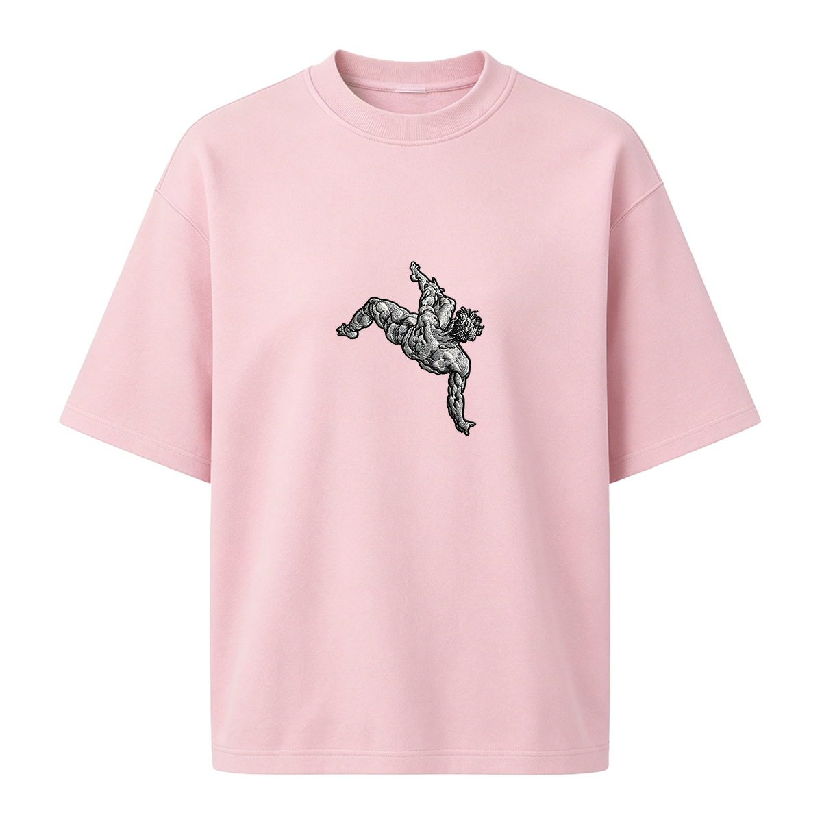 Embroidered  art THE FALL OF PHAETON T-shirt