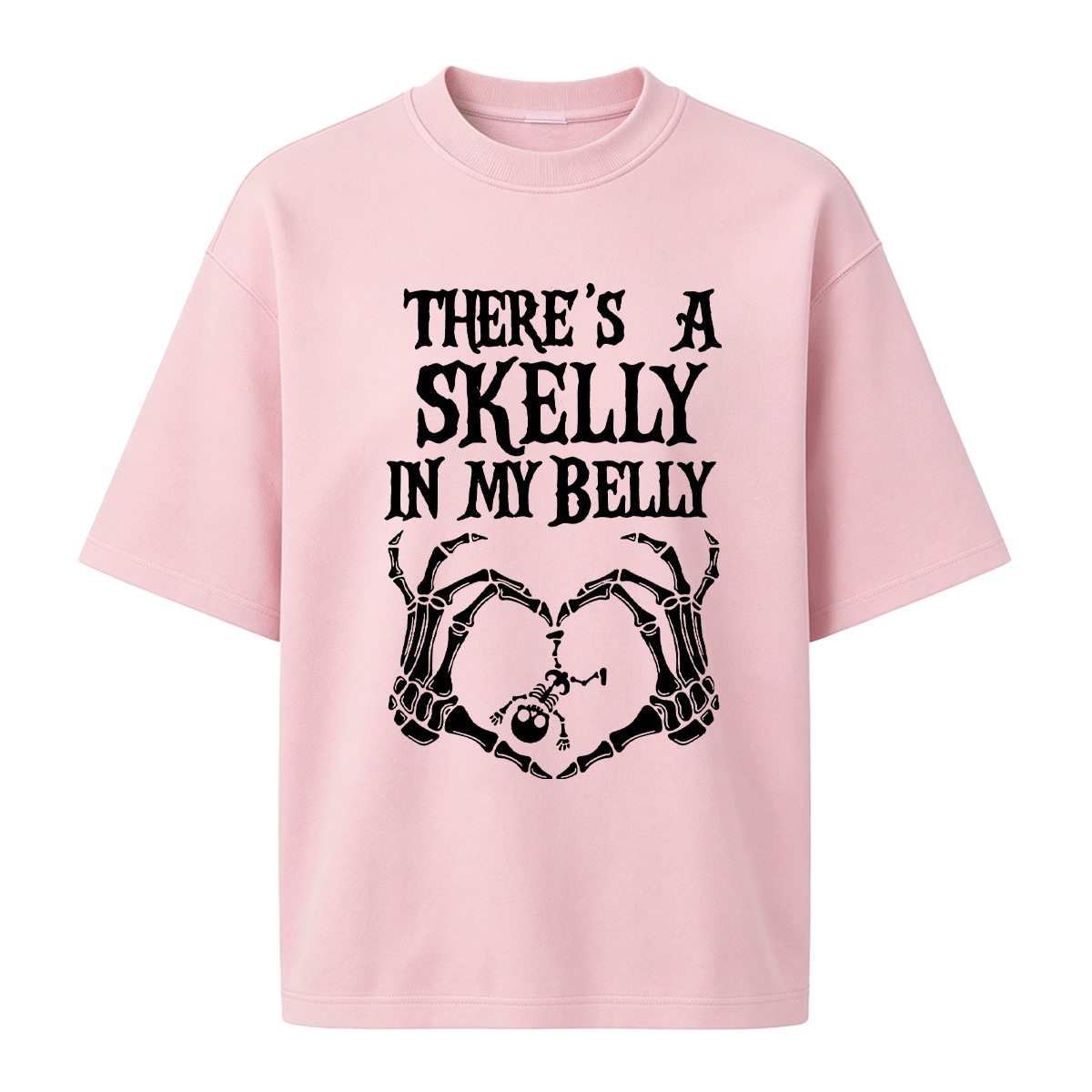 There's Skelly in My Belly Halloween T-shirt