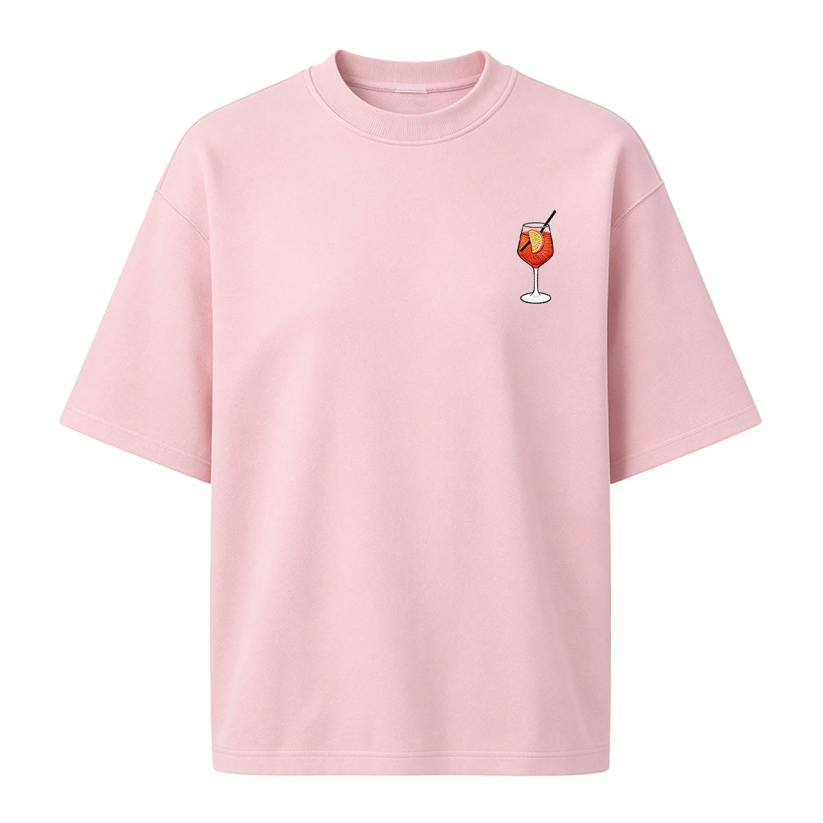 Embroidered Aperol Spritz T-shirt