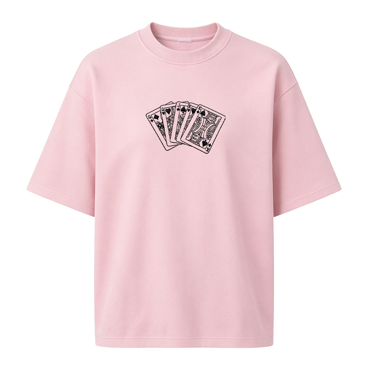 Embroidered Poker King T-shirt