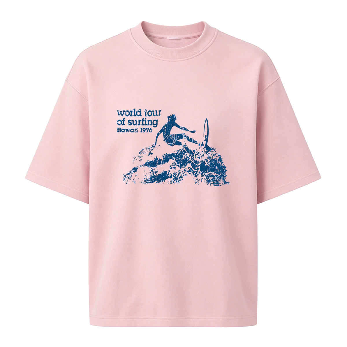 world tour of surfing Hawaii 1976 T-shirt
