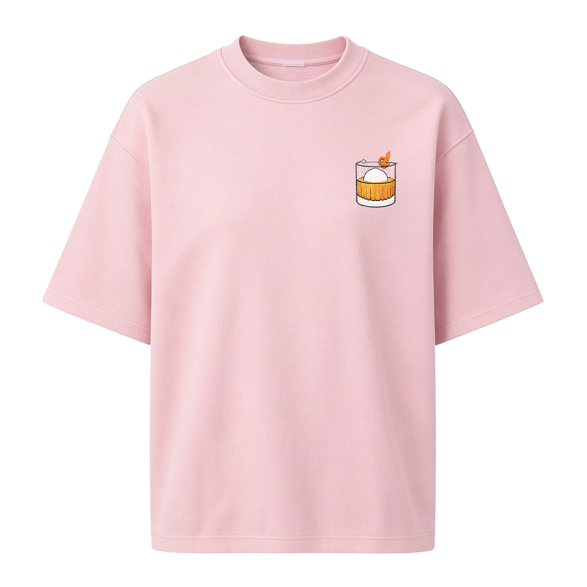 Embroidered OLD Fashiond T-shirt