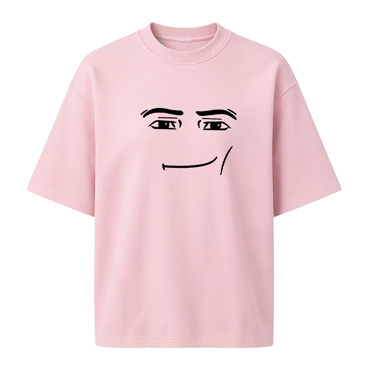 Roblox Man Face Cotton Oversized T-shirt
