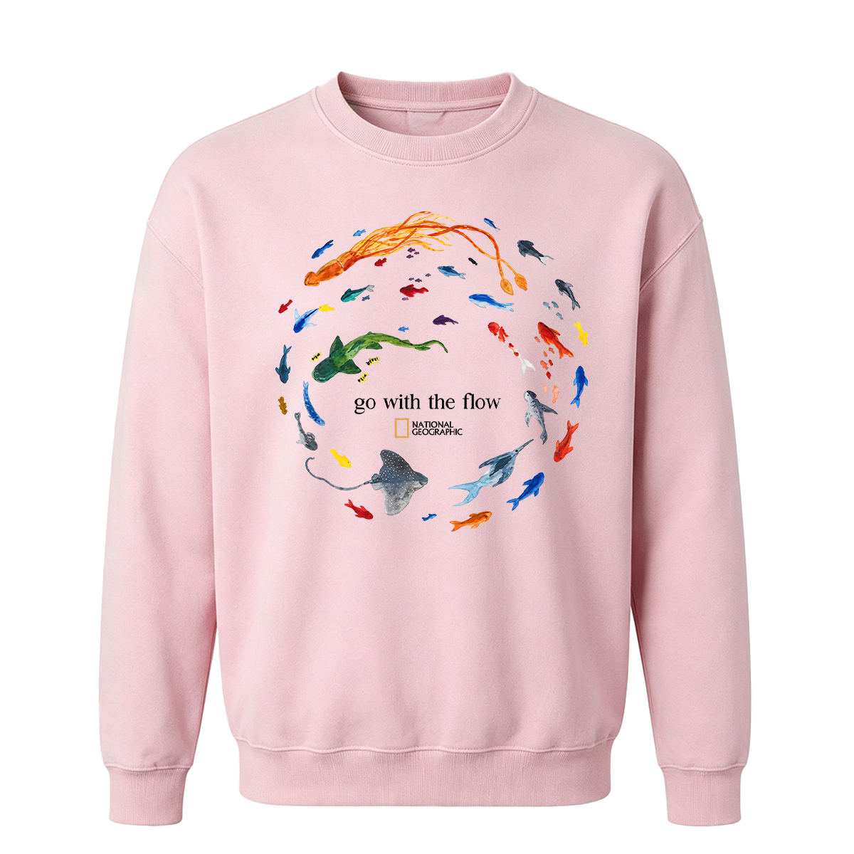 Marine Animals 'Go With The Flow Oversized T-shirt