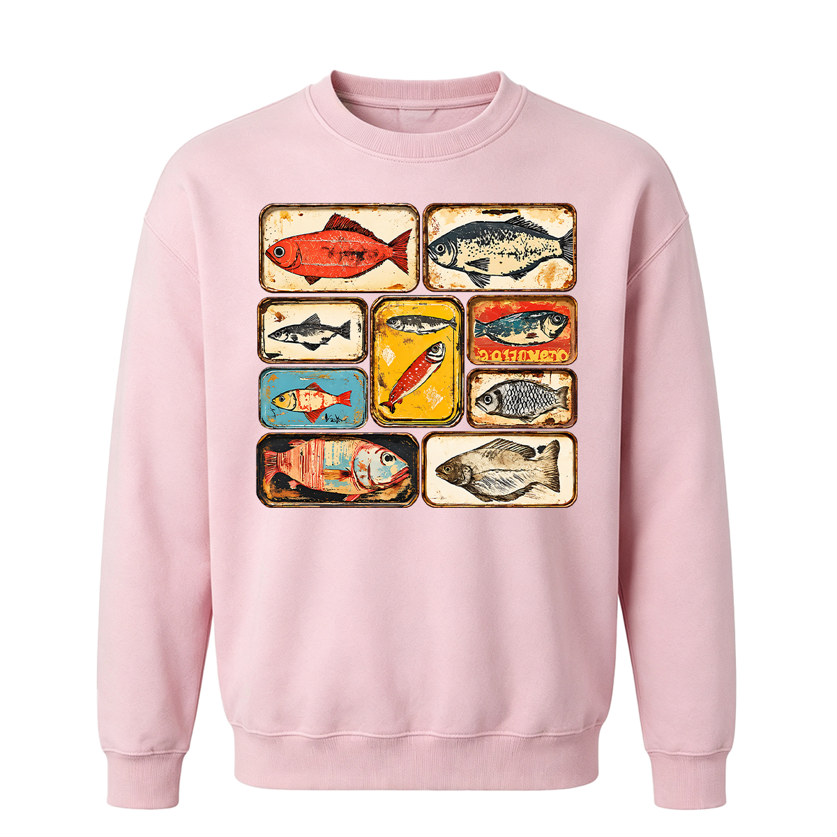 Vintage Tinned Fish Oversized T-shirt