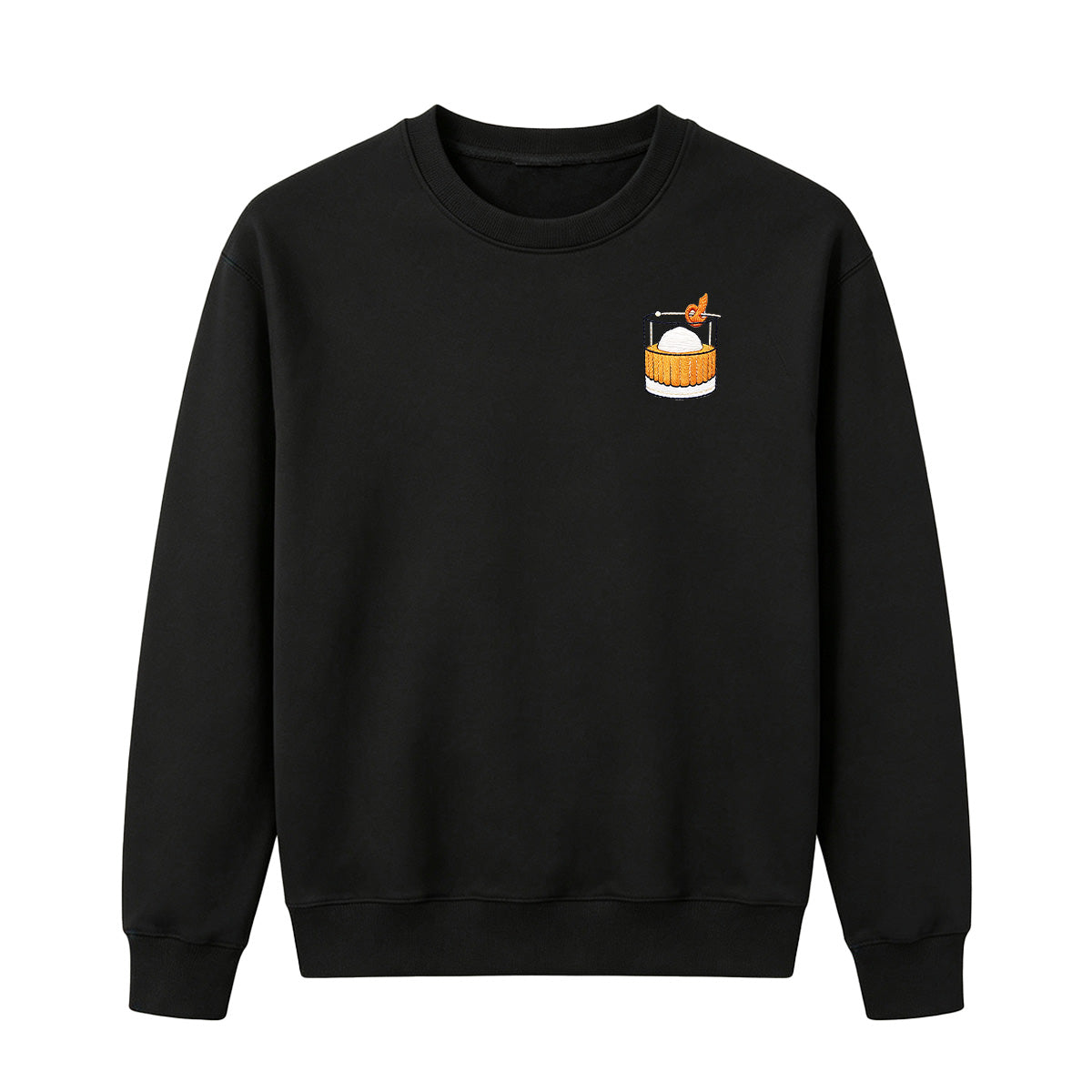 Embroidered OLD Fashiond Sweatshirt