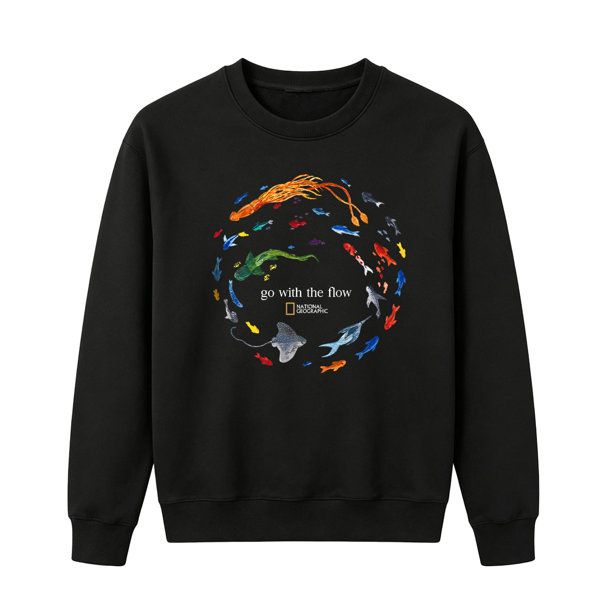 Marine Animals 'Go With The Flow Oversized T-shirt