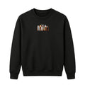 Embroidered Cats Playing Poker Sweatshirt