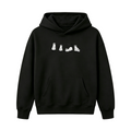 Embroidered Ghost Cats Halloween Hoodie