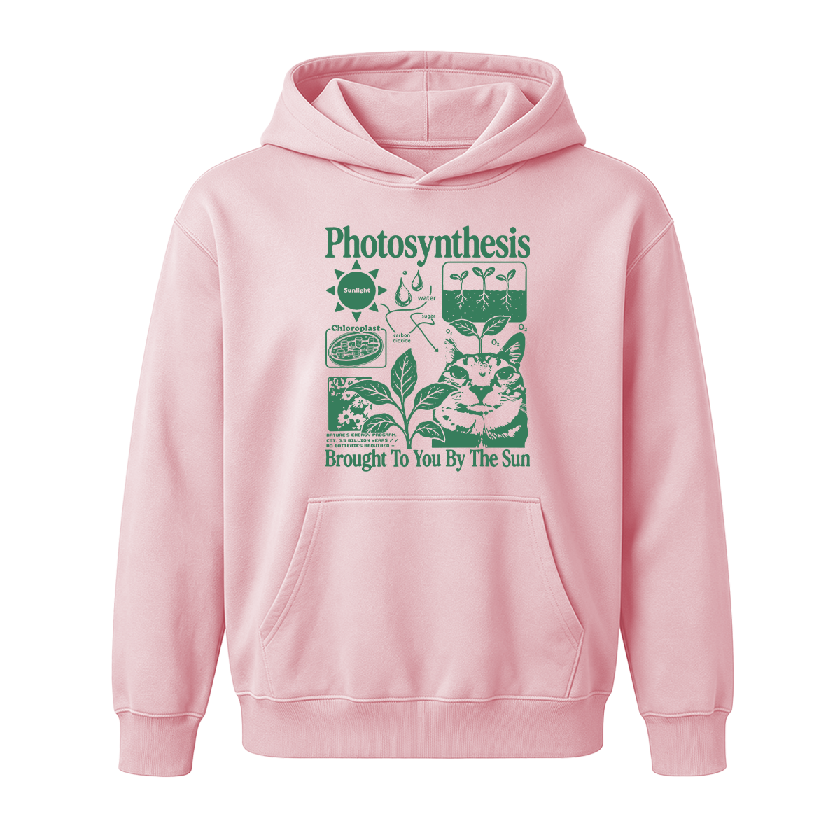 Photosynthesis Cat Oversized T-shirt