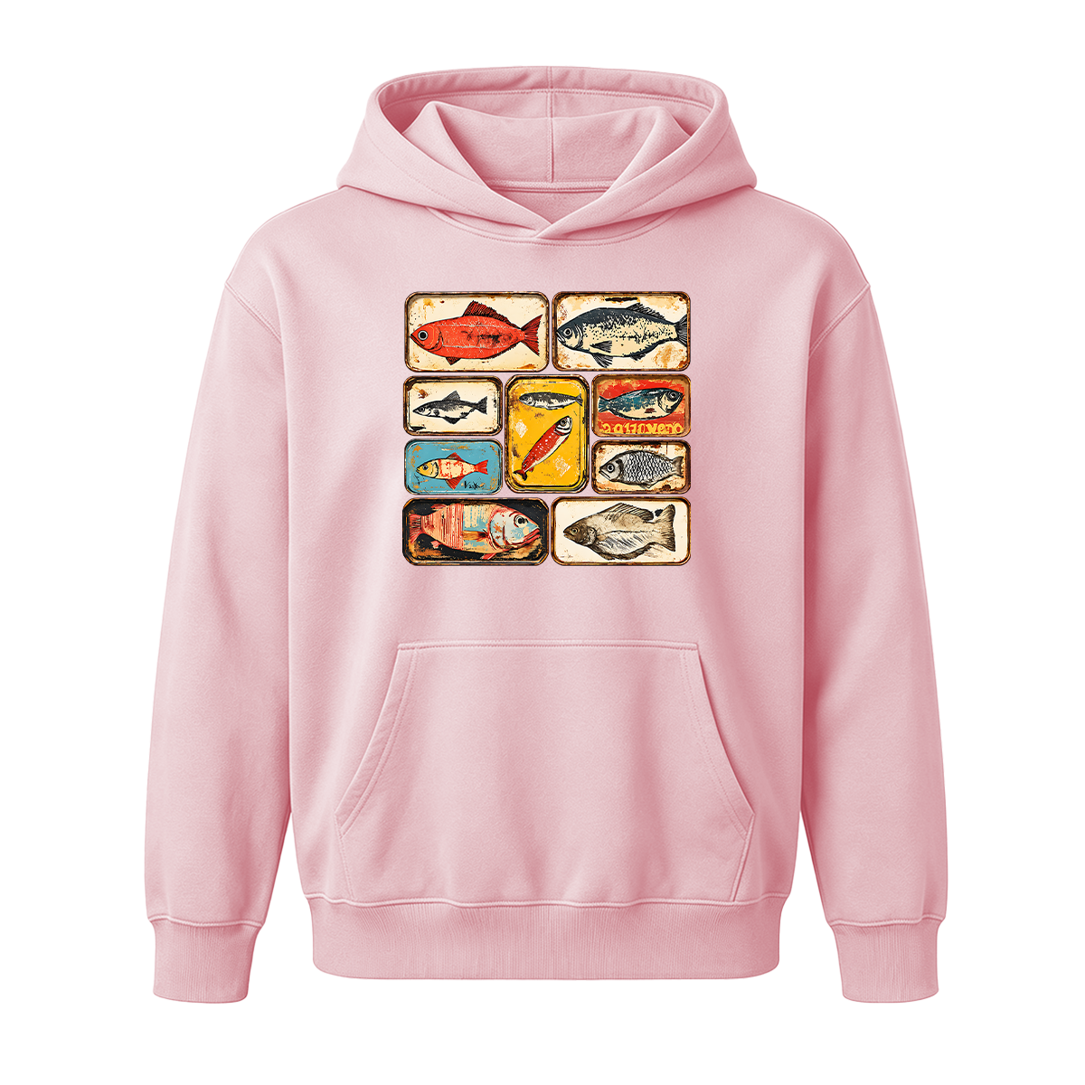 Vintage Tinned Fish Oversized T-shirt