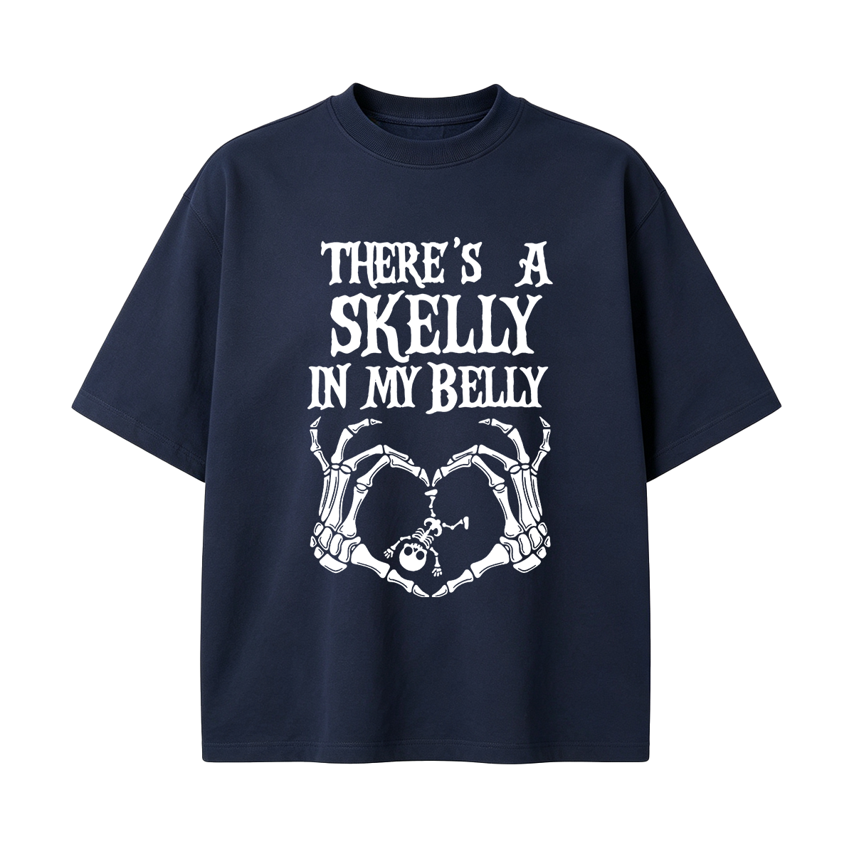 There's Skelly in My Belly Halloween T-shirt
