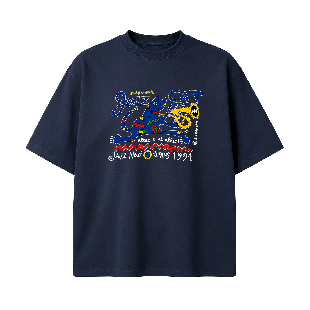 Jazz Cat Oversized T-shirt