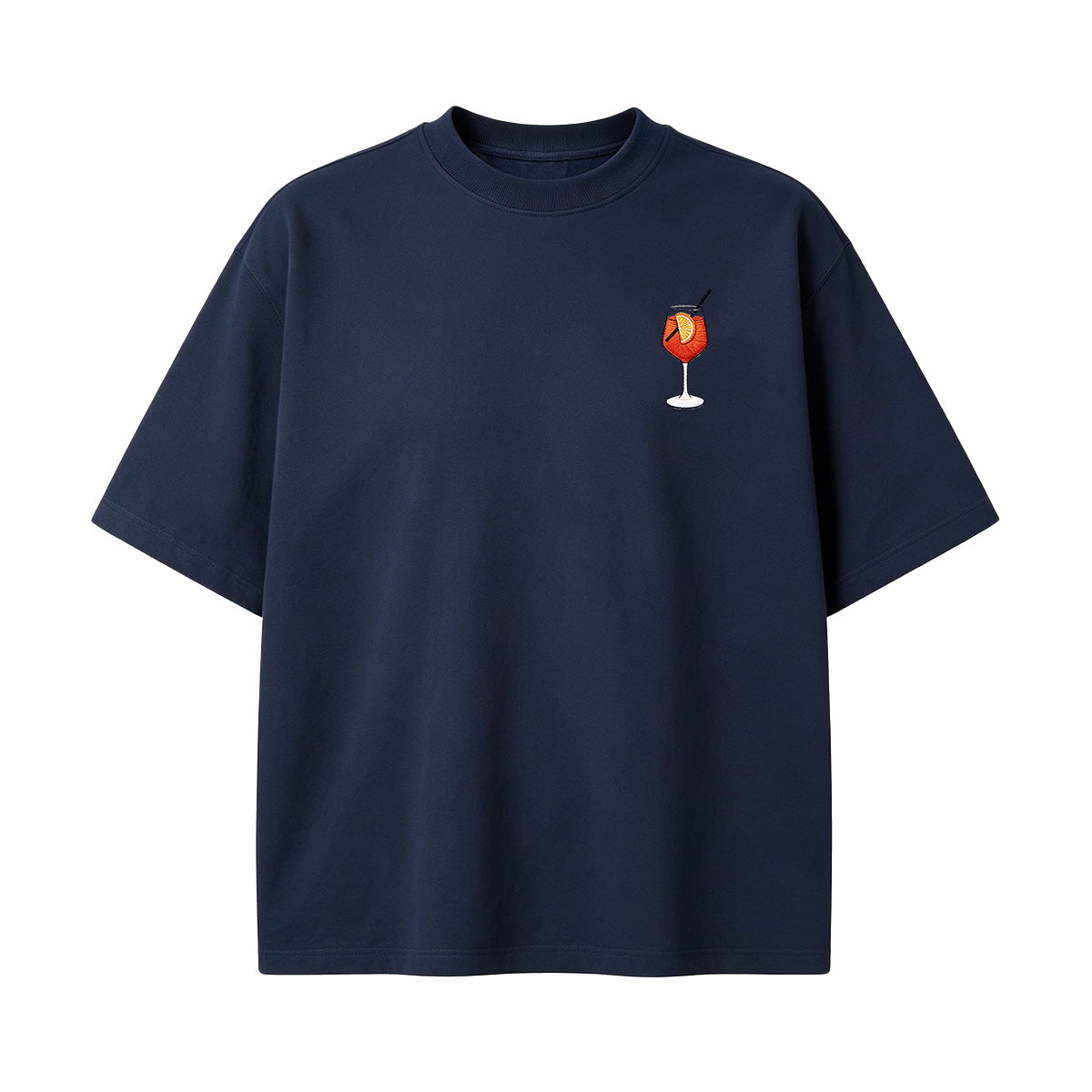 Embroidered Aperol Spritz T-shirt