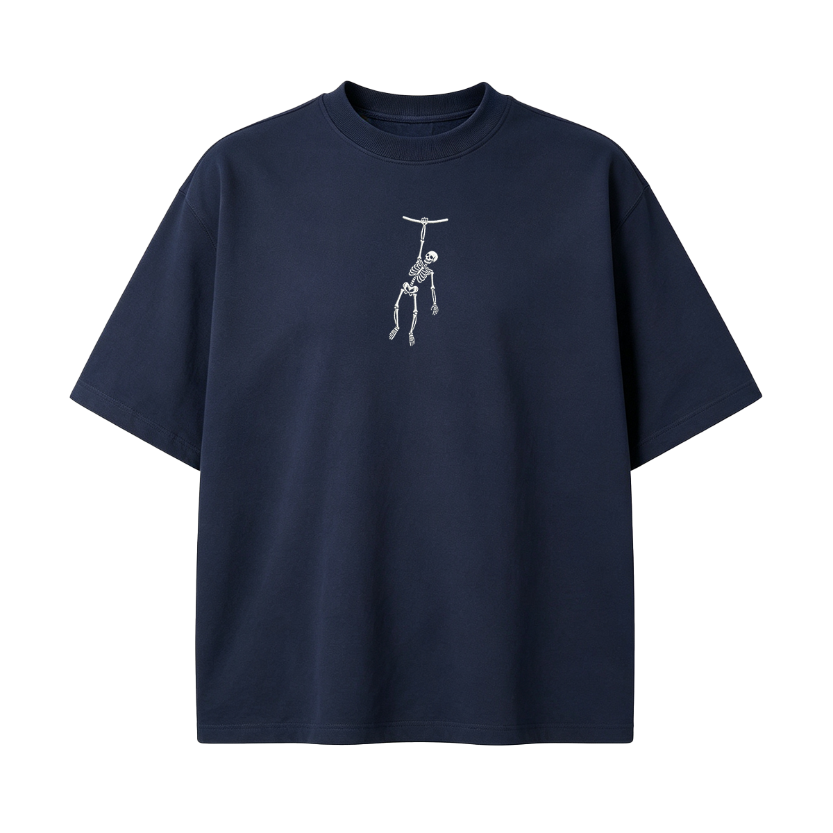 Spooky Season Skeleton Embroidered Halloween T-shirt