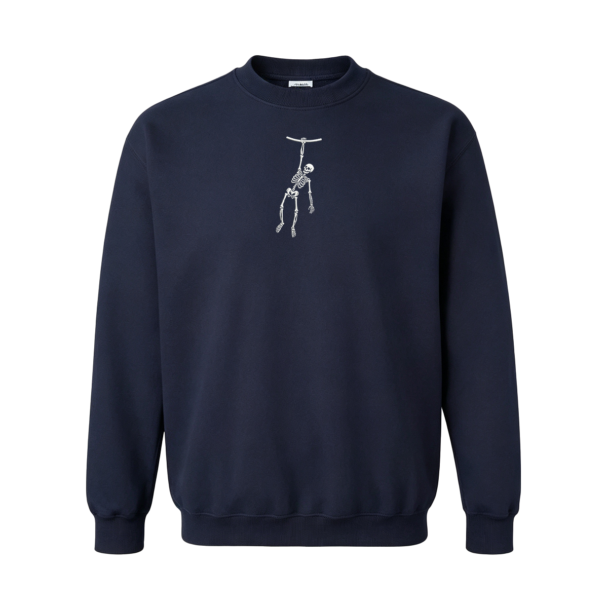 Spooky Season Skeleton Embroidered Halloween Sweatshirt