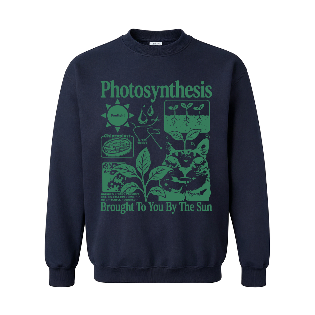 Photosynthesis Cat Oversized T-shirt