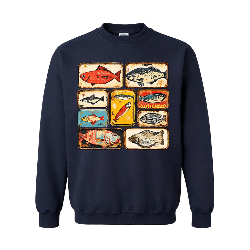Vintage Tinned Fish Oversized T-shirt