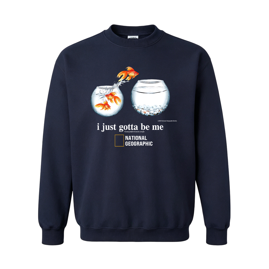 I Just Gotta Be Me Flying Goldfish Oversized T-shirt