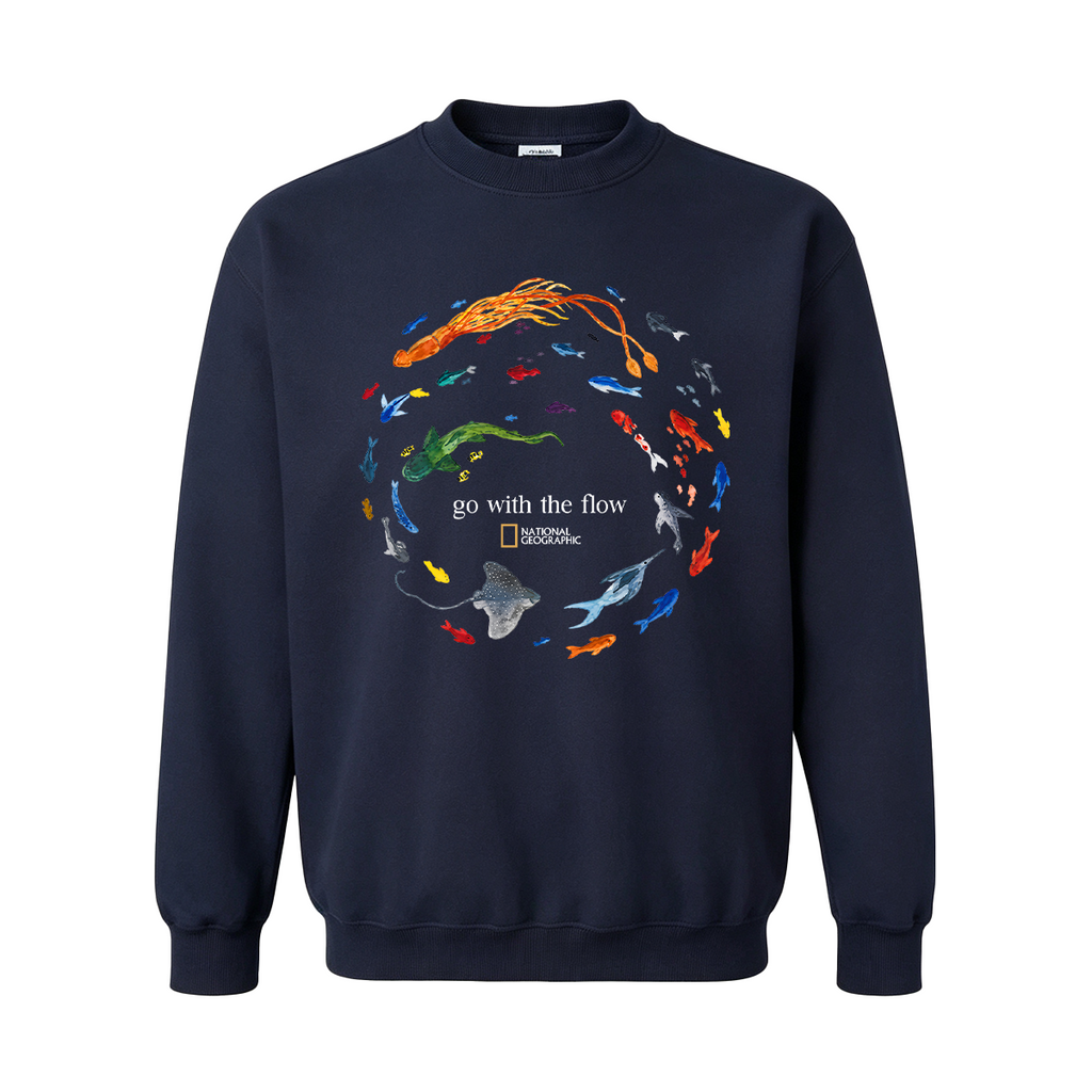 Marine Animals 'Go With The Flow Oversized T-shirt