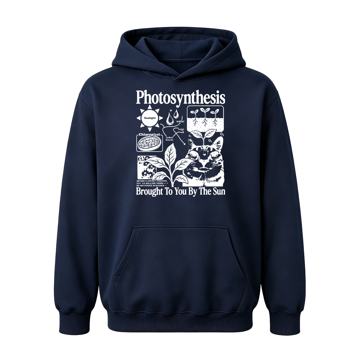 Photosynthesis Cat Oversized T-shirt