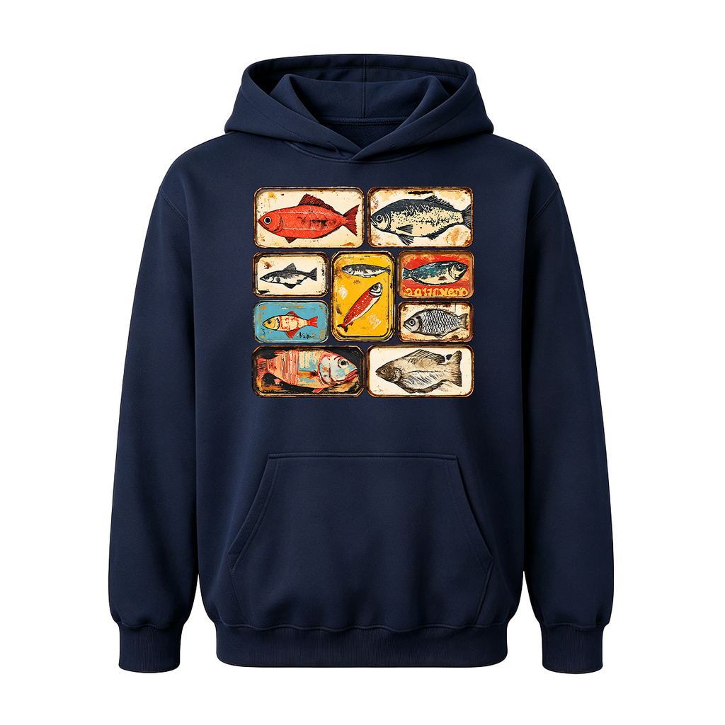 Vintage Tinned Fish Oversized T-shirt