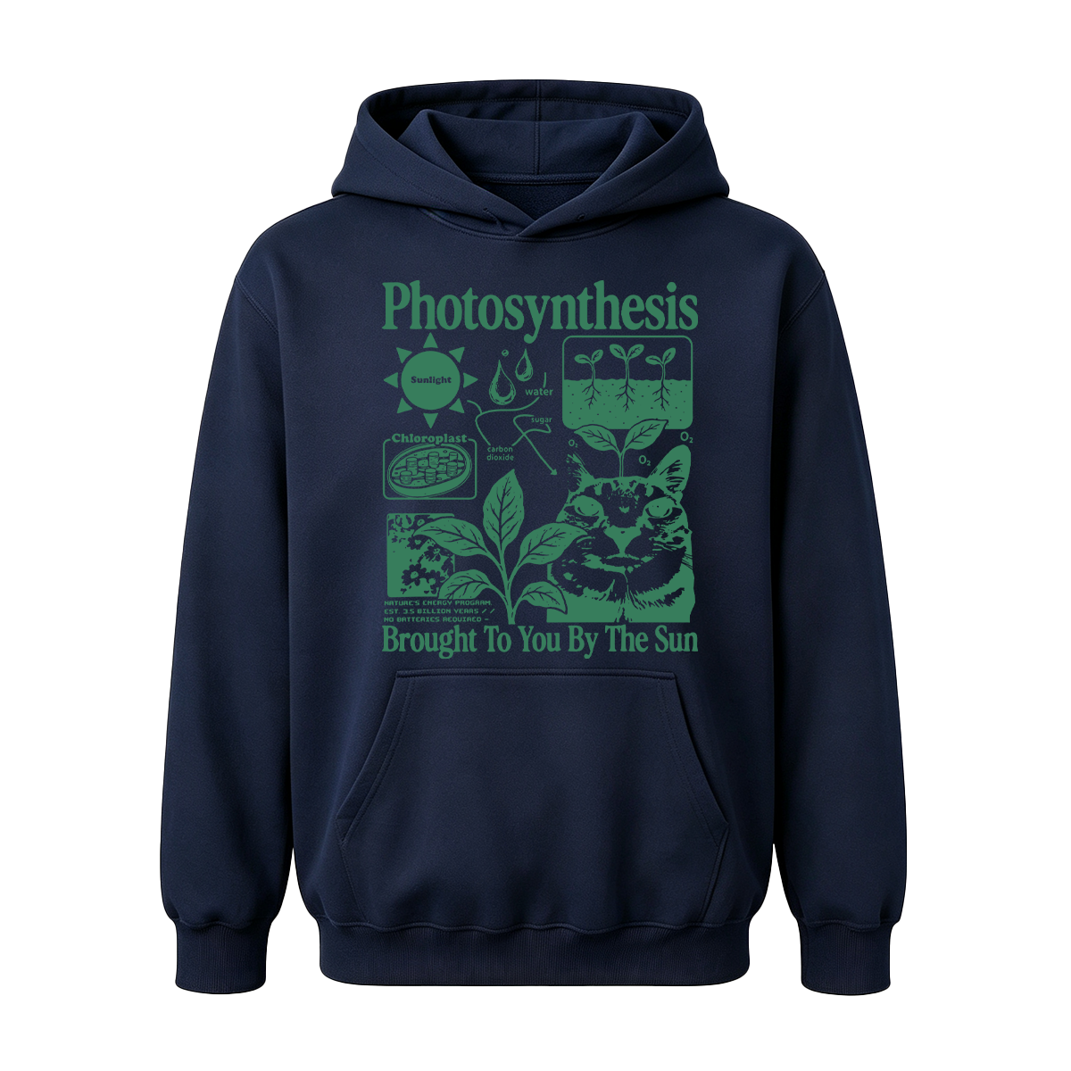 Photosynthesis Cat Oversized T-shirt