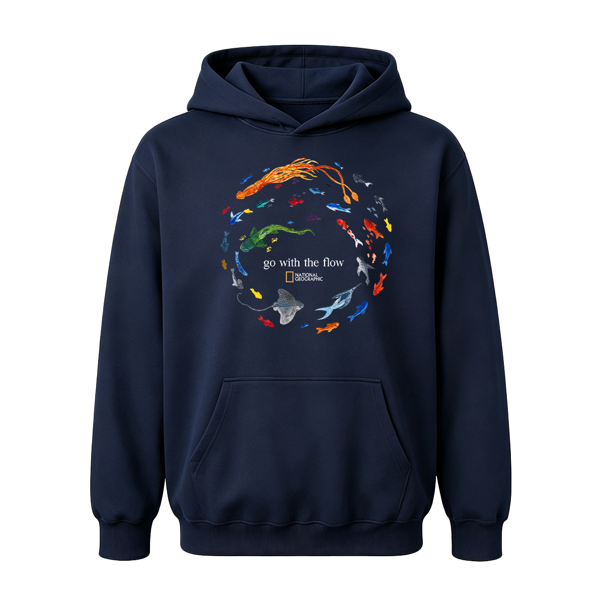 Marine Animals 'Go With The Flow Oversized T-shirt