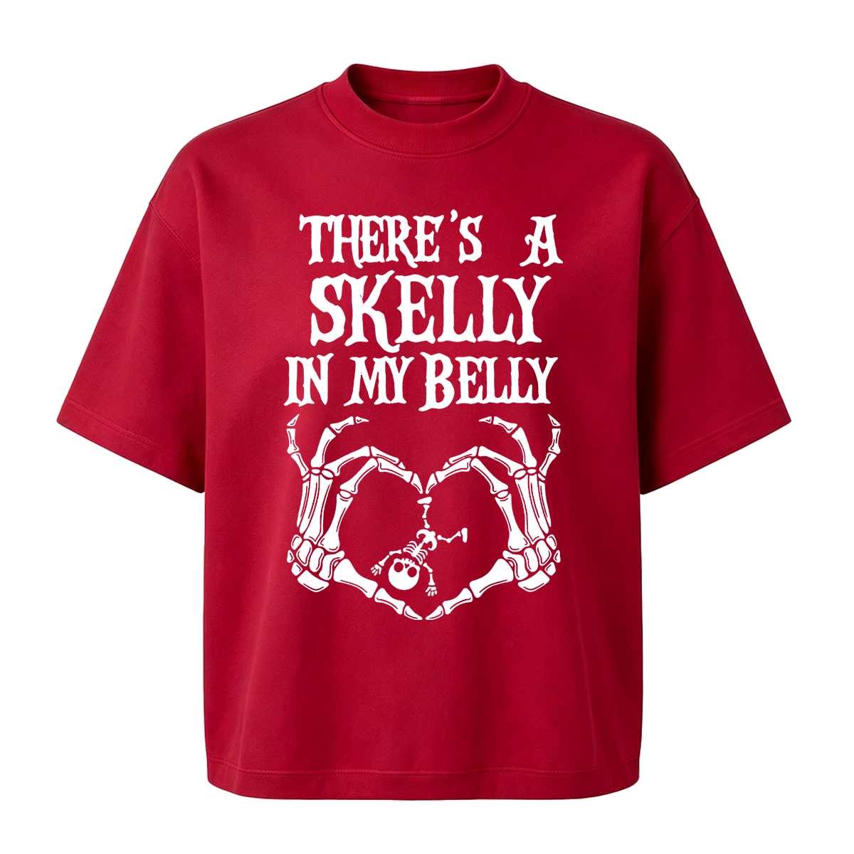 There's Skelly in My Belly Halloween T-shirt