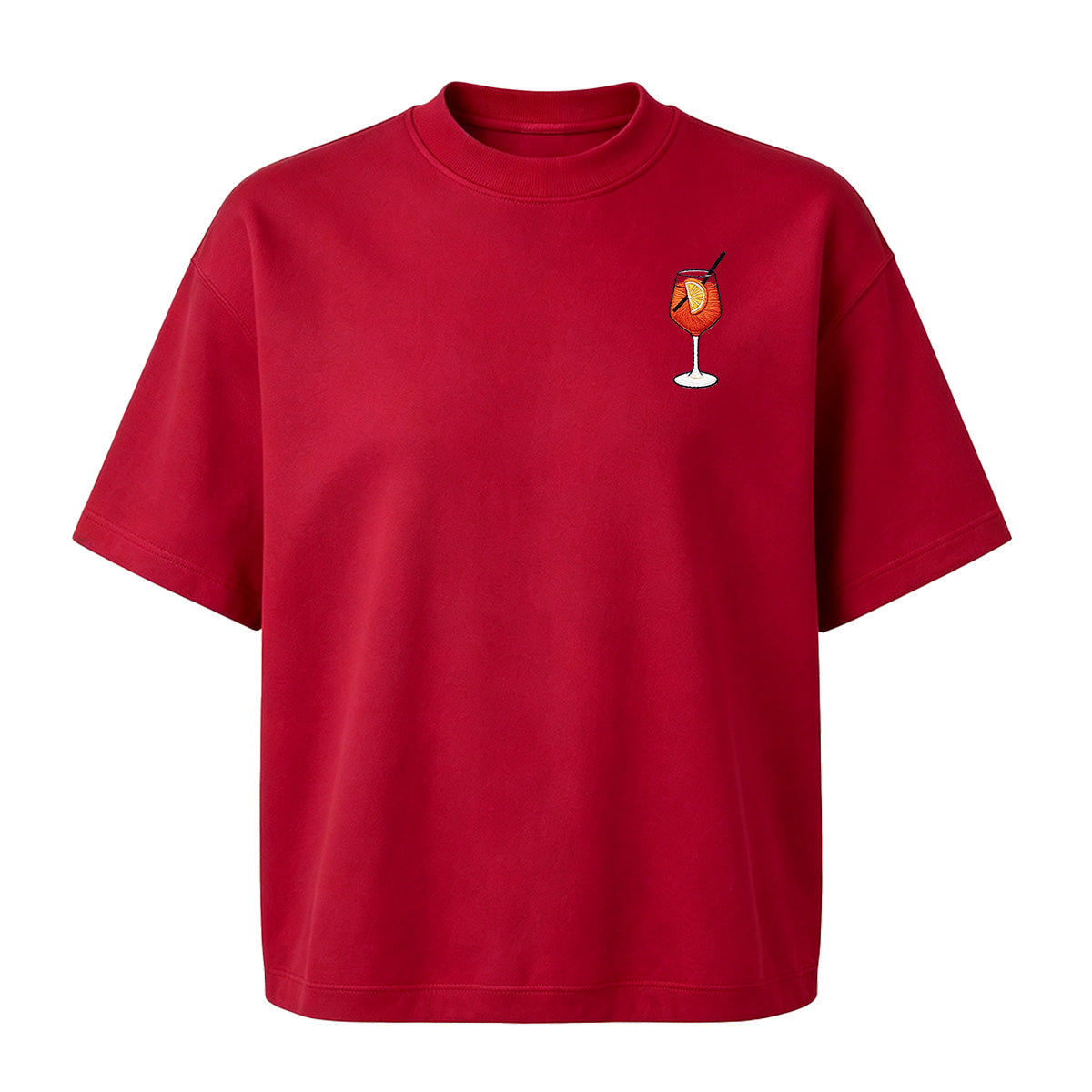 Embroidered Aperol Spritz T-shirt