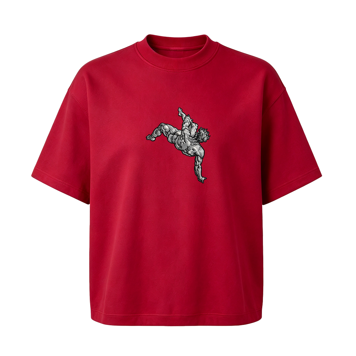 Embroidered  art THE FALL OF PHAETON T-shirt