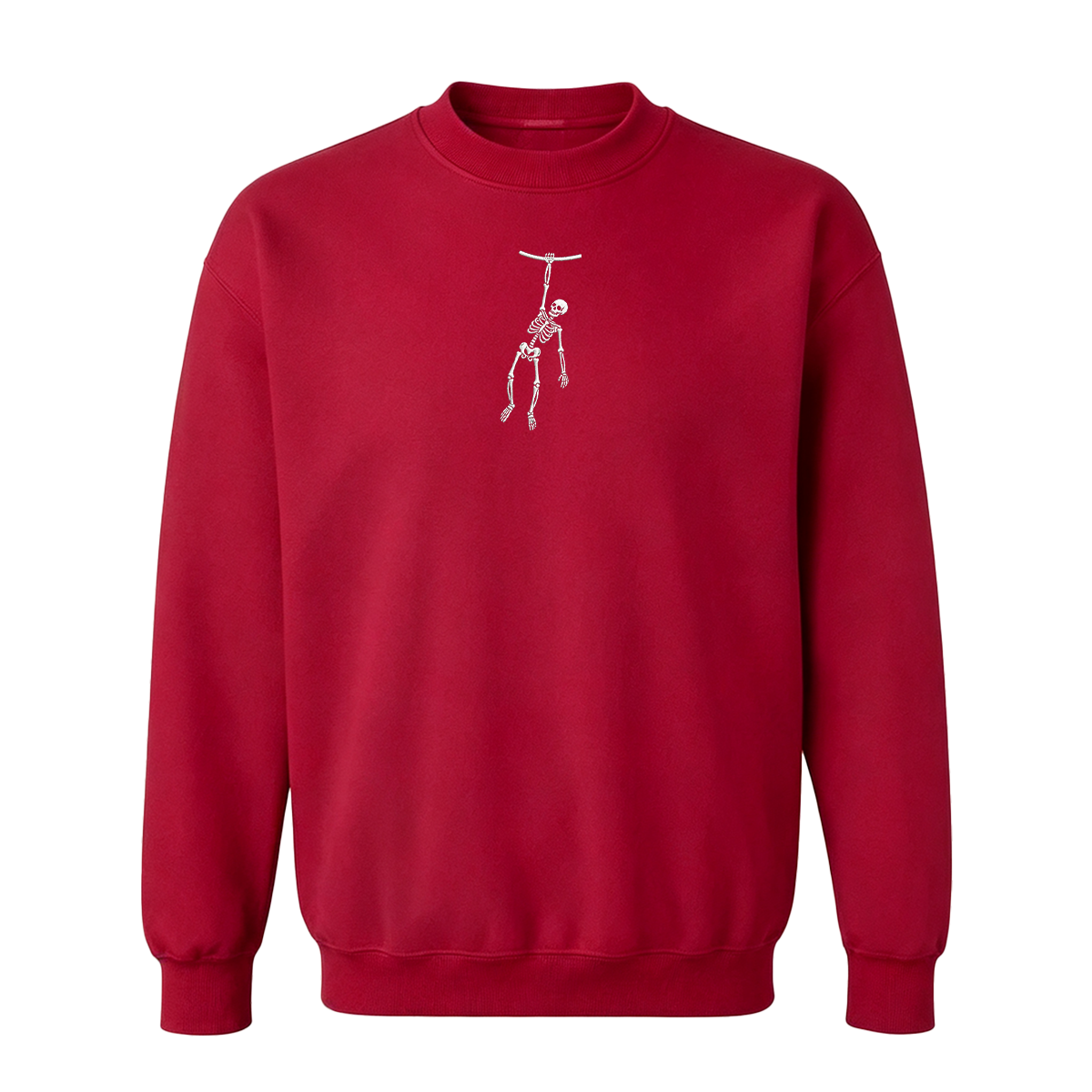 Spooky Season Skeleton Embroidered Halloween Sweatshirt
