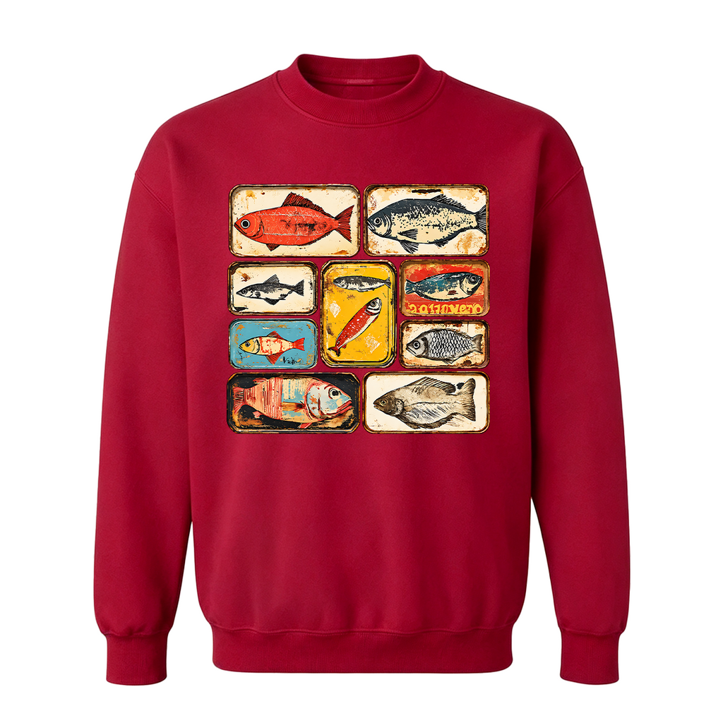 Vintage Tinned Fish Oversized T-shirt