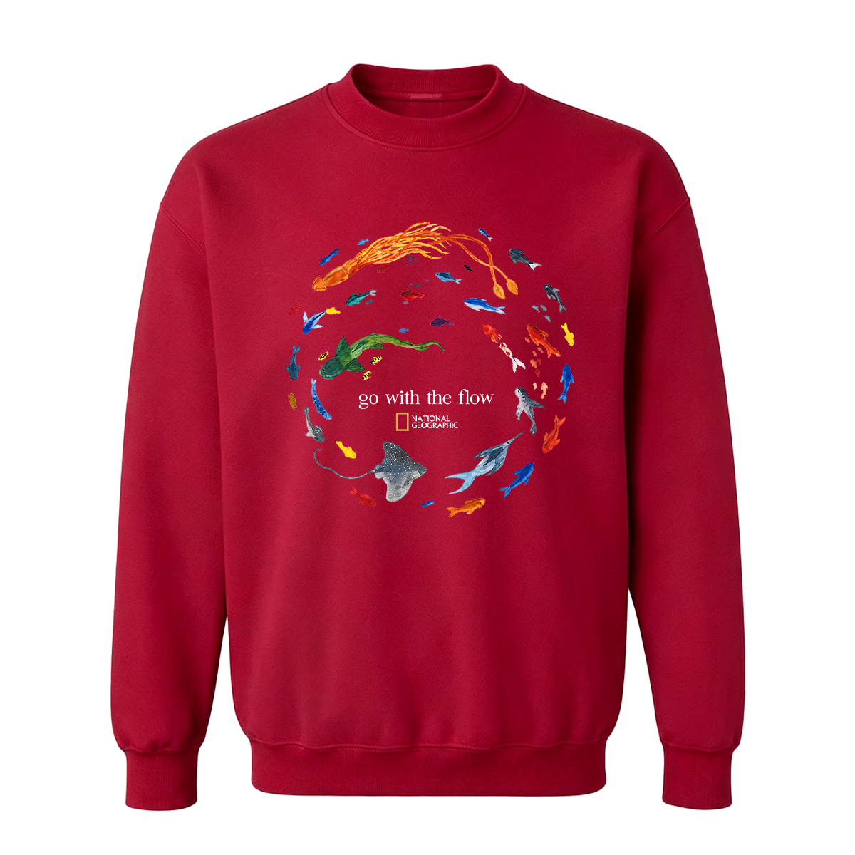 Marine Animals 'Go With The Flow Oversized T-shirt
