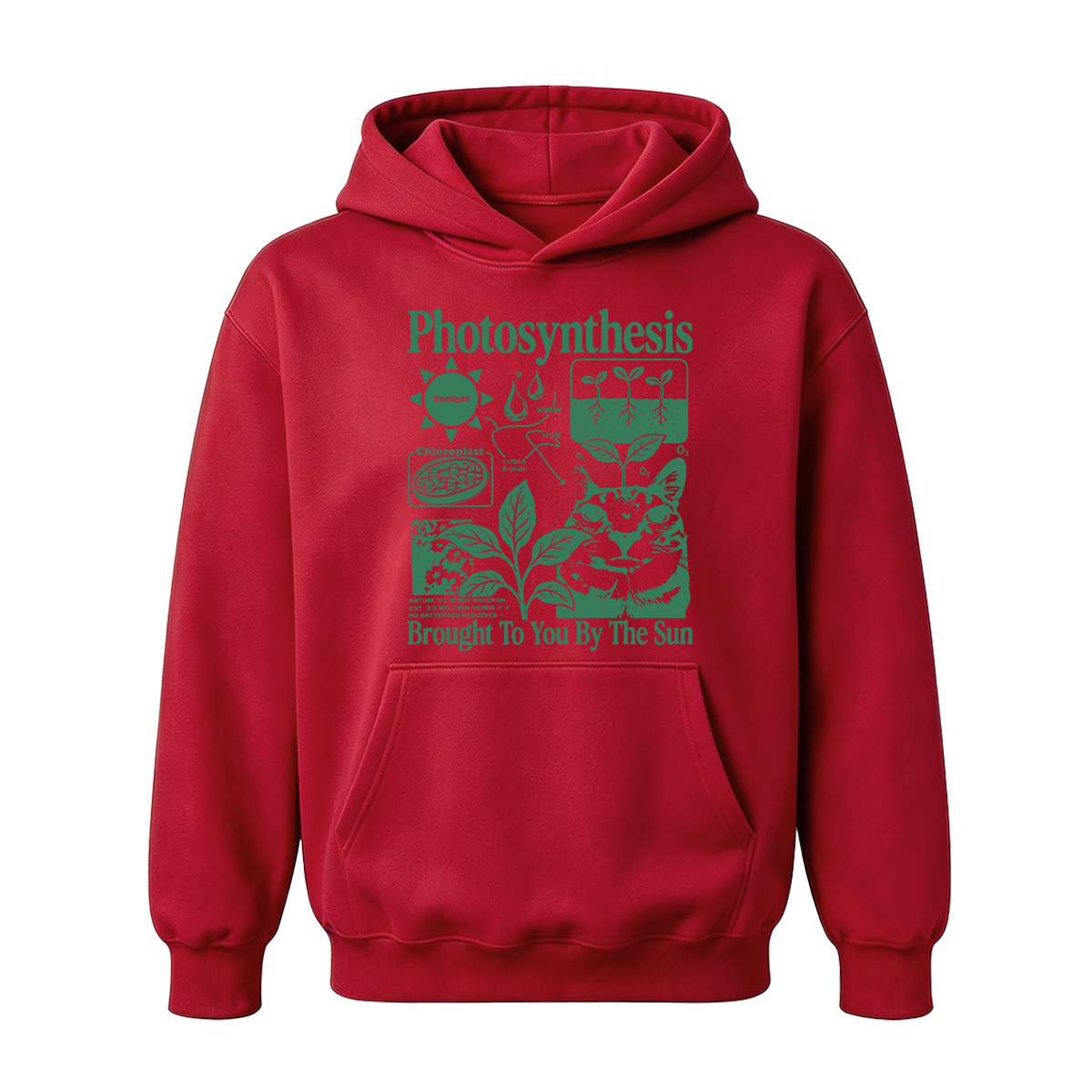 Photosynthesis Cat Oversized T-shirt