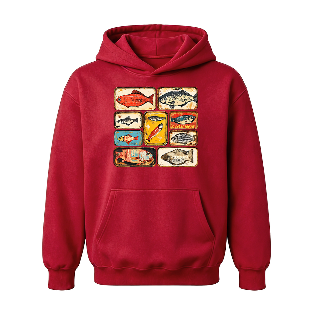 Vintage Tinned Fish Oversized T-shirt