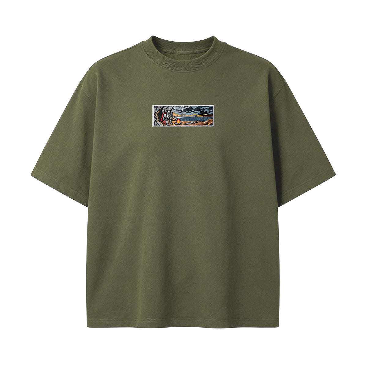 Embroidered Dark Fantay T-shirt