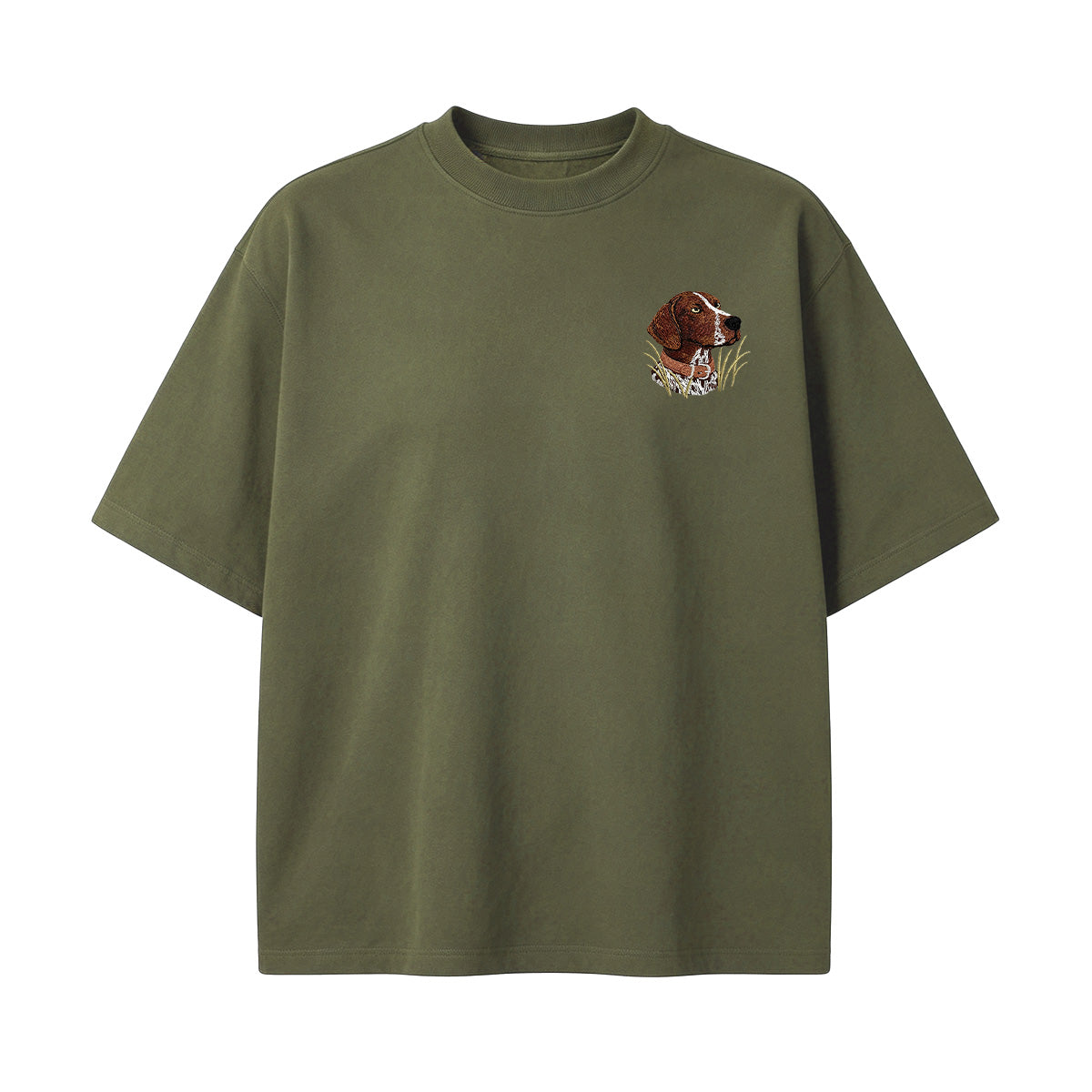 Embroidered German Shorthaired Pointer T-shirt