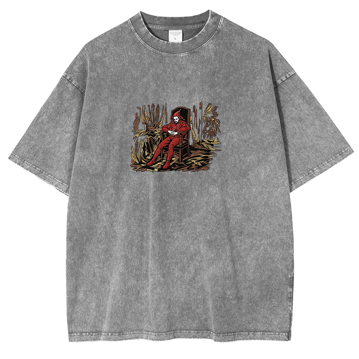 Embroidered Stanczyk Washed T-shirt