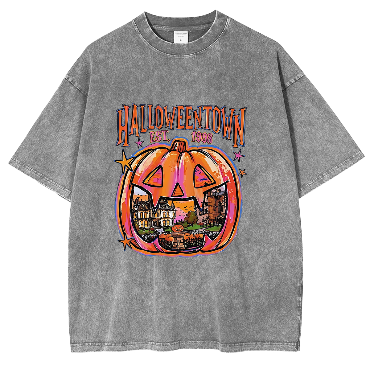 Premium Halloweentown Washed T-shirts