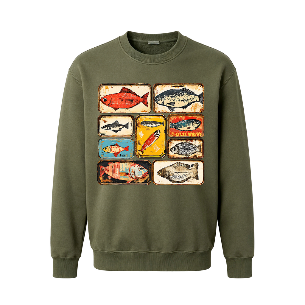 Vintage Tinned Fish Oversized T-shirt