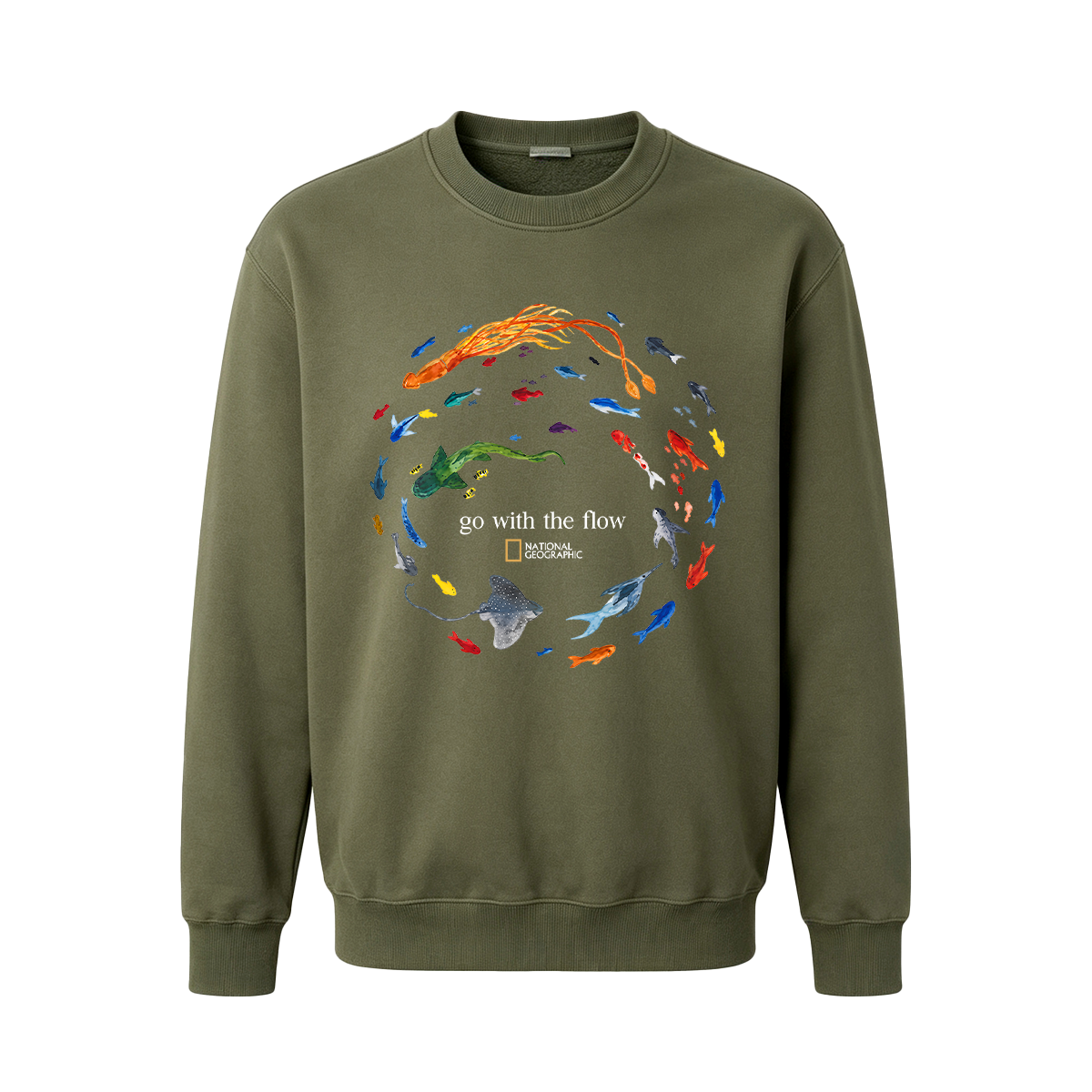Marine Animals 'Go With The Flow Oversized T-shirt