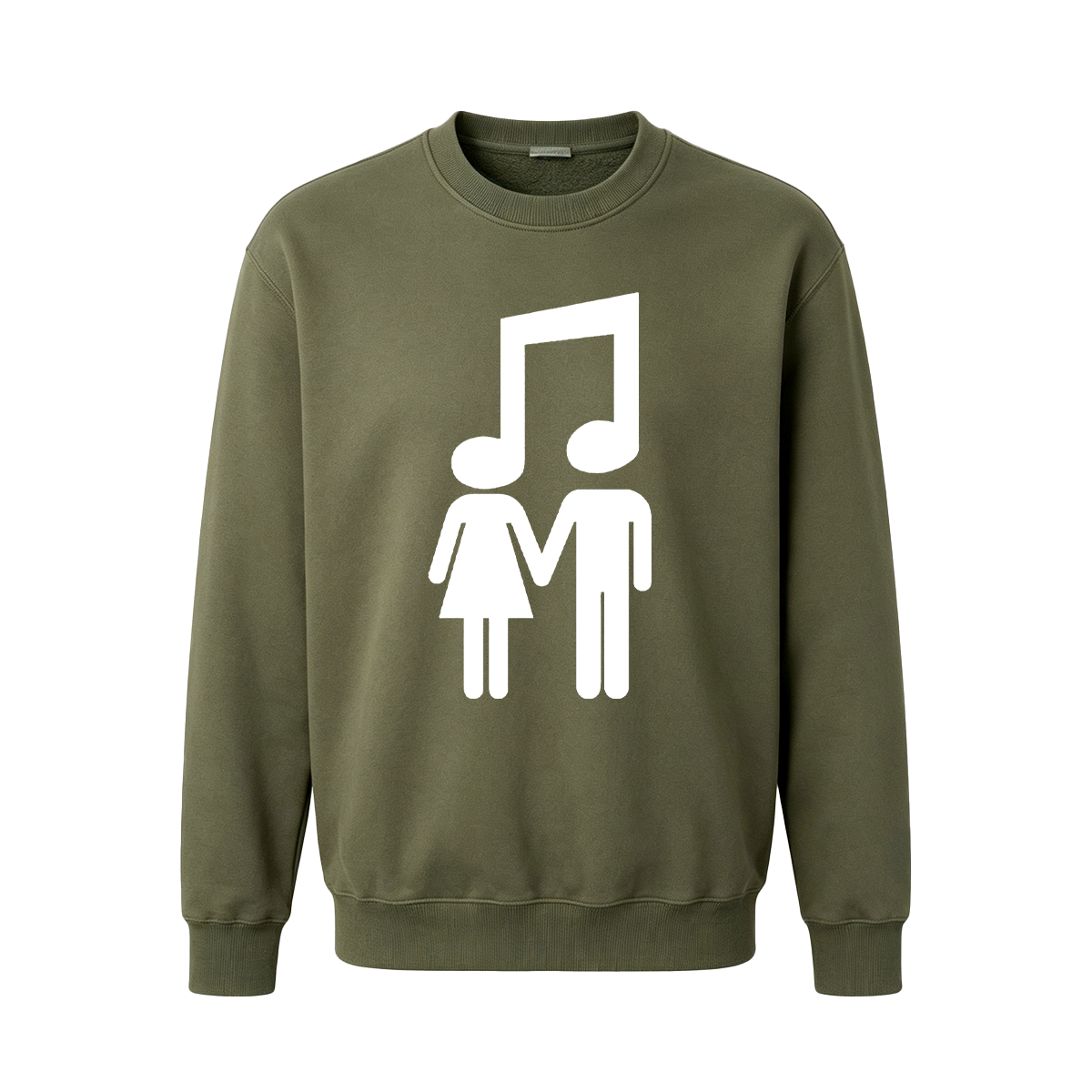 Music Note Couple Oversized T-shirt