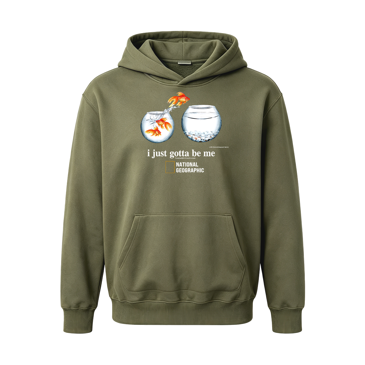 I Just Gotta Be Me Flying Goldfish Oversized T-shirt