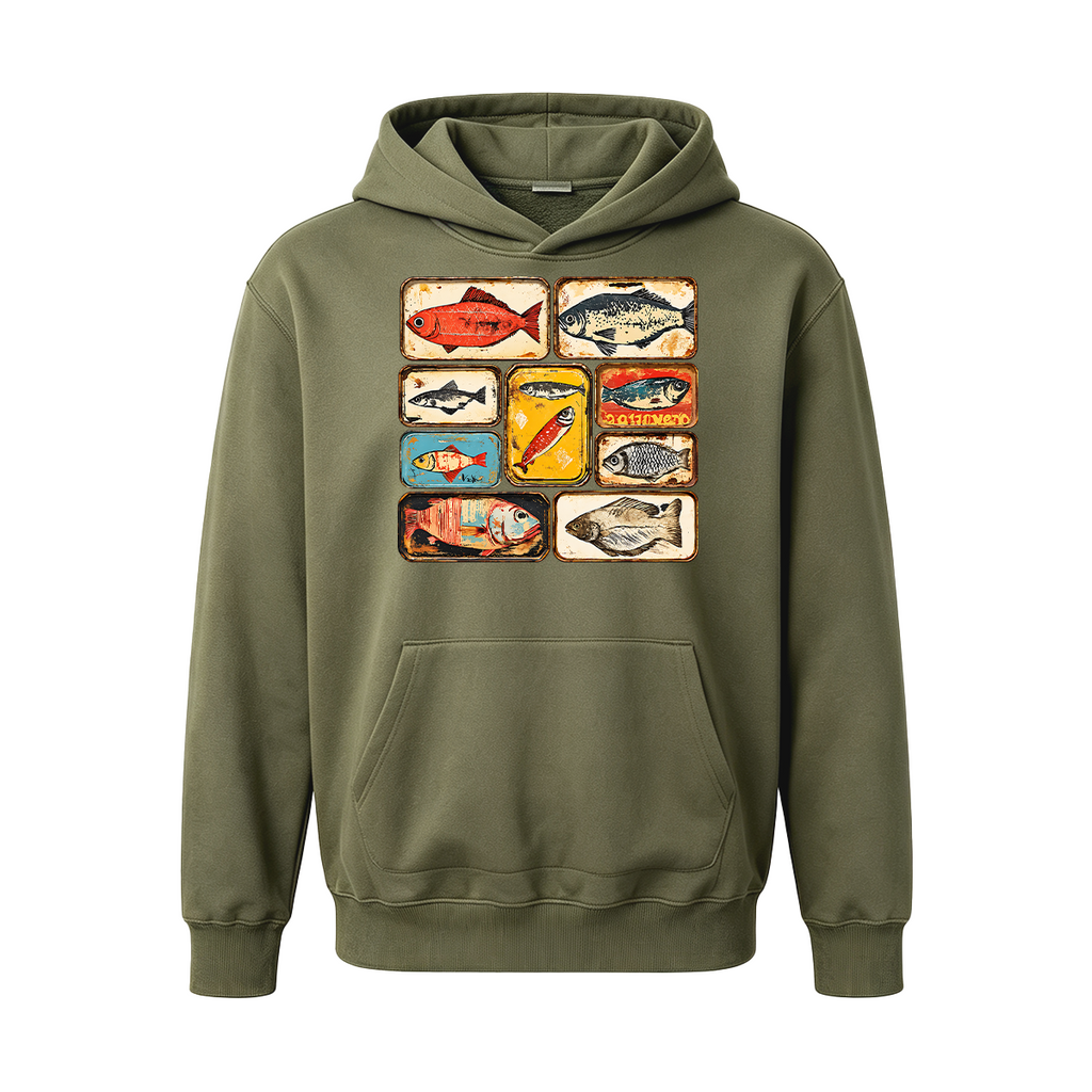 Vintage Tinned Fish Oversized T-shirt