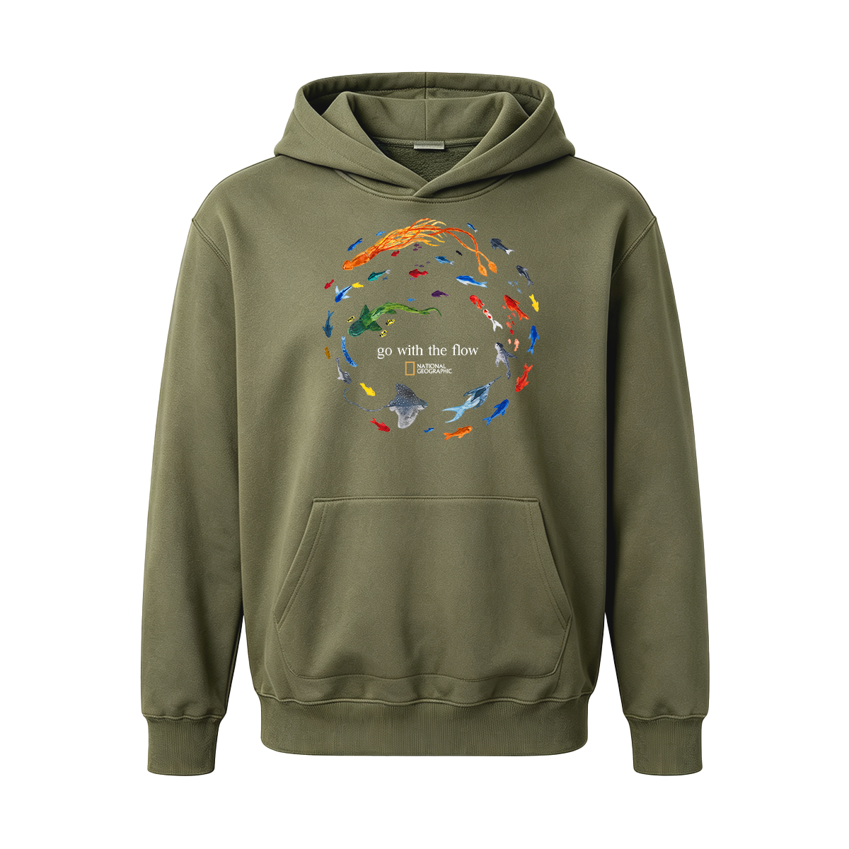 Marine Animals 'Go With The Flow Oversized T-shirt