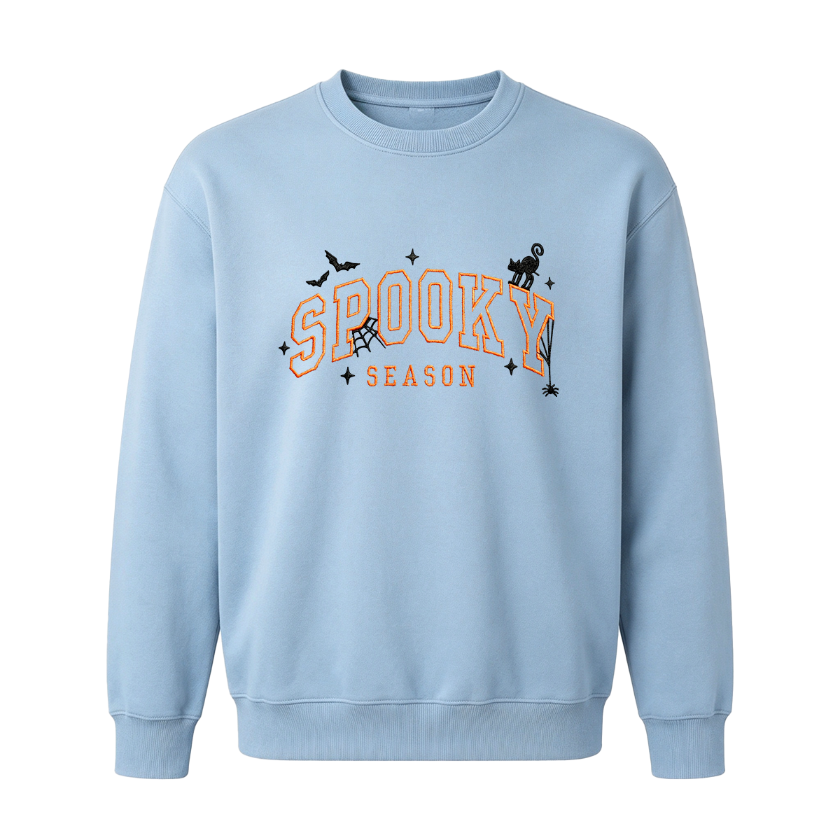 Spooky season embroidered Halloween Sweatshirt